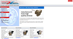 Desktop Screenshot of novapumps.com.au